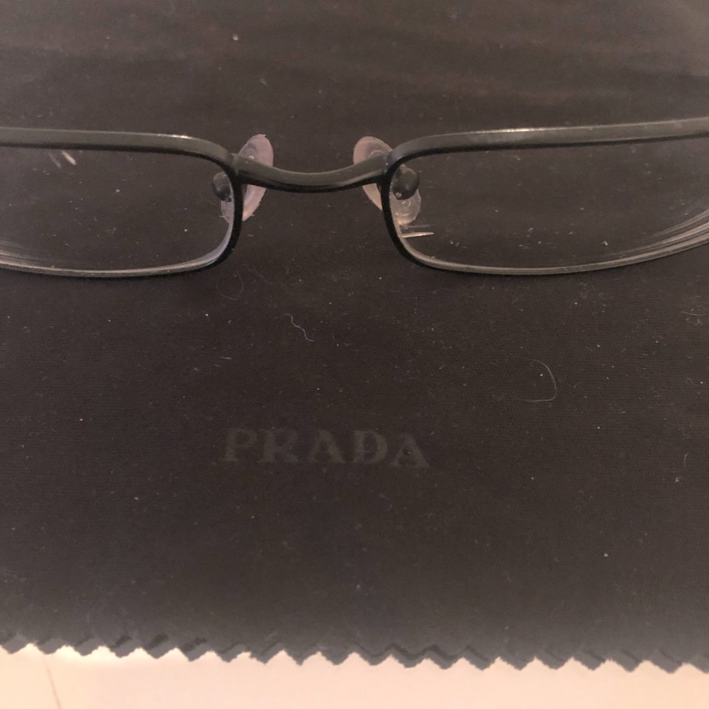 Prada Eyeglass Frames Case And Cleaning Cloth - image 2
